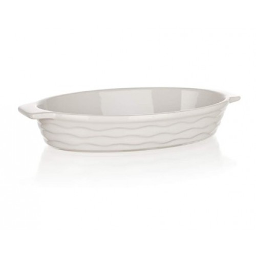 BANQUET Ceramiczna forma do zapiekania, owalna 26x14cm Culinaria White 60ZF06