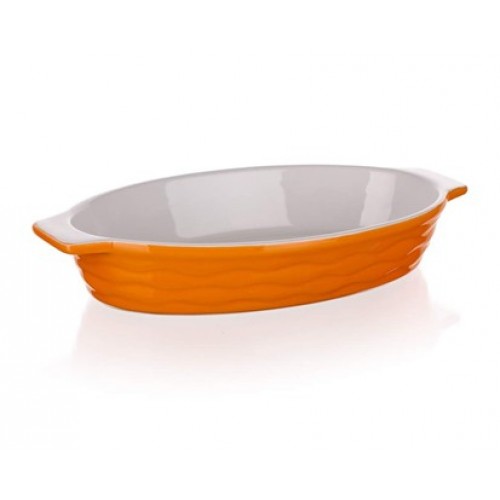 BANQUET Ceramiczna forma do zapiekania owalna 26x14cm Culinaria Orange 60ZF14
