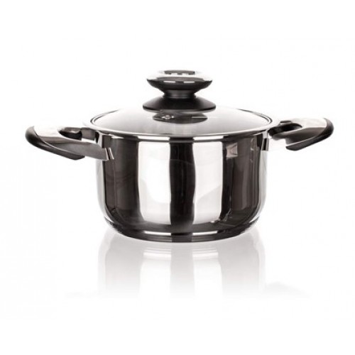 BANQUET Garnek ze stali nierdzewnej z pokrywką 2,0L Massimo 48HF10H18