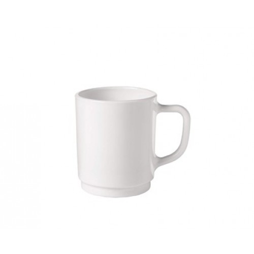 BORMIOLI Biały kubek 340 ml 05530340 BORMIOLI Biały kubek 340 ml 05530340