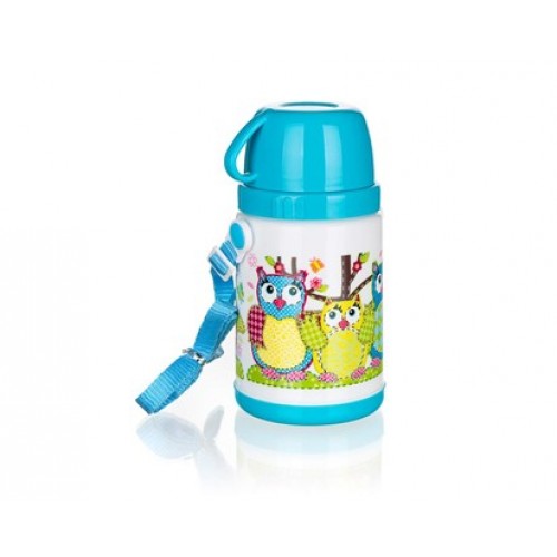 BANQUET Termiczny bidon 320 ml niebieski SOWY 12638000B BANQUET Termiczny bidon 320 ml niebieski SOWY 12638000B