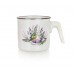 BANQUET Kubek emaliowany do gotowania mleka 12x12cm LAVENDER 13CPSM12LAV
