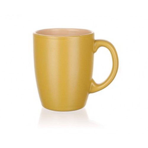 BANQUET Kubek zielono - beżowy MAT 310 ml Amanda 20332M2991