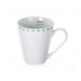 BANQUET CUBITO GREEN Kubek 290 ml biały/zielony 60AAW112120