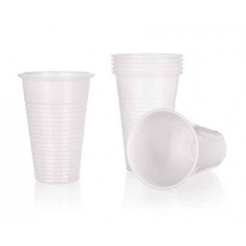 BANQUET Plastikowy kubek 300 ml biały 12 szt. 4402355 BANQUET Plastikowy kubek 300 ml biały 12 szt. 4402355