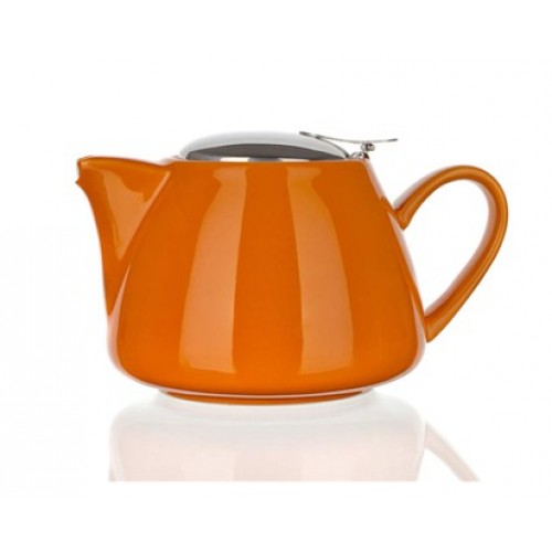 BANQUET Dzbanek z pokrywą i sitkiem ze stali nierdzewnej Bonnet pomarańczowy 60GSSFYT138LO