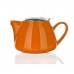 BANQUET Dzbanek z pokrywą i sitkiem ze stali nierdzewnej Bonnet pomarańczowy 60GSSFYT138LO