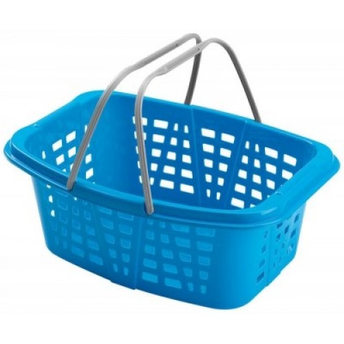 HEIDRUN Kosz na pranie z uchwytami 26L niebieski 348