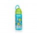 BANQUET Plastikowa butelka ze słomką Sowy 500 ml Zielona 12628000G