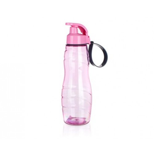 BANQUET Sportowa butelka FIT 500 ml przeźroczysta różowa 12NN013P