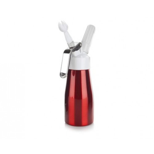 BANQUET Butelka na bitą śmietanę 0,25L Red Culinaria 48610025R-A