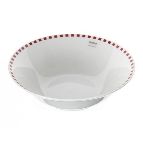 BANQUET Miska15,2cm CUBITO RED biały/czerwony 60149W112118 BANQUET Miska15,2cm CUBITO RED biały/czerwony 60149W112118