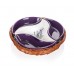 BANQUET Miseczki w koszyku 4 szt. LAVENDER 23 cm 601556LAV
