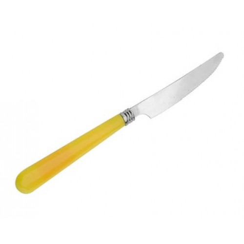 VETRO-PLUS Nóż stołowy, żółty plastikowy uchwyt 41TK2ZL VETRO-PLUS Nóż stołowy, żółty plastikowy uchwyt 41TK2ZL