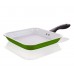 BANQUET Patelnia z powierzchnią ceramiczną Stek 24 cm Finezza zielona/biała 40FIN24GR