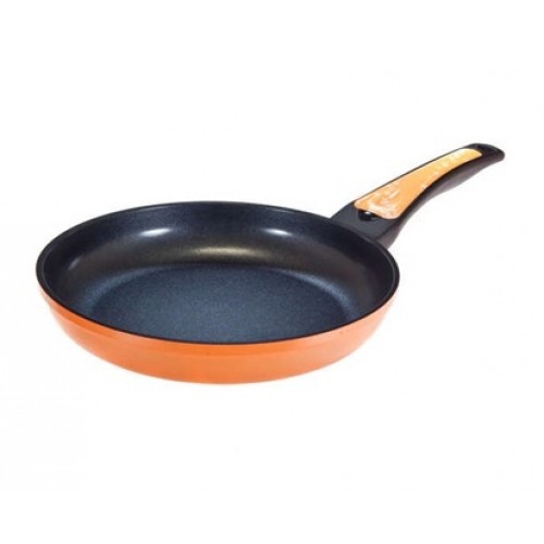 BANQUET Patelnia z powierzchnią ceramiczną 24 cm CERAMIX pomarańczowa 40GSXCO24