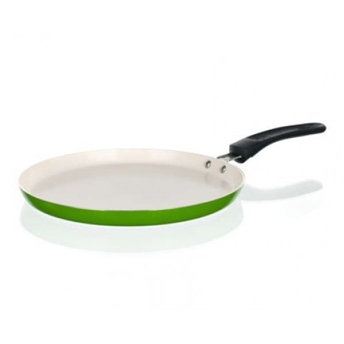 BANQUET Patelnia ceramiczna na naleśniki / placki 24 cm zielona Ceramia 40JJD24PKCCGR BANQUET Patelnia ceramiczna na naleśniki / placki 24 cm zielona Ceramia 40JJD24PKCCGR