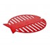 BANQUET Mata / podkładka silikonowa Ryby 20 cm Culinaria czerwony 3126400R