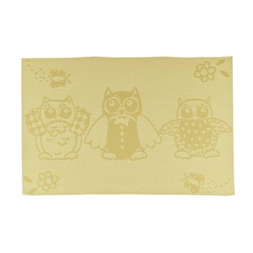 BANQUET Serwetka na stół 45x30 cm Owl żółta 12CGOWL005Y BANQUET Serwetka na stół 45x30 cm Owl żółta 12CGOWL005Y