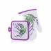 BANQUET LAVENDER Zestaw rękawic kuchennych 27x17 cm a 17x17 cm 10001227LAV