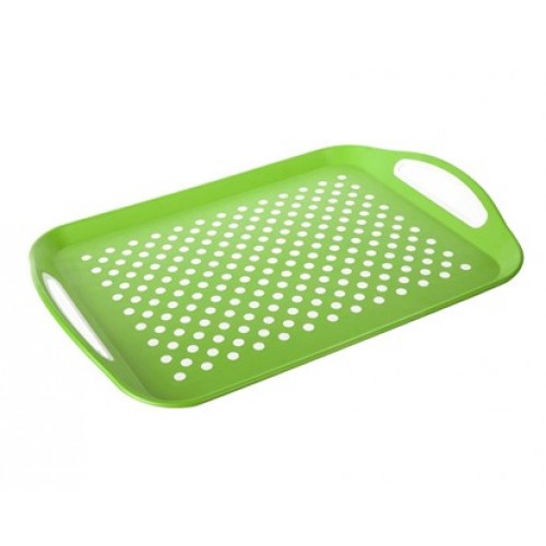 BANQUET Taca z tworzywa sztucznego 46 x 4,5 x 32 cm zielony, antypoślizgowa 12G57GR BANQUET Taca z tworzywa sztucznego 46 x 4,5 x 32 cm zielony, antypoślizgowa 12G57GR