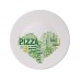 BORMIOLI Talerz do pizzy PIZZA 33 cm I LOVE PIZZA GREEN 05419320F
