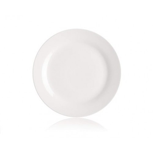 BANQUET Talerz płytki 26,5 cm biały bez dekoracji 6011105 BANQUET Talerz płytki 26,5 cm biały bez dekoracji 6011105