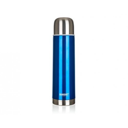 BANQUET Termos ze stali nierdzewnej 0,50L Avanza Niebieski 48T05SB