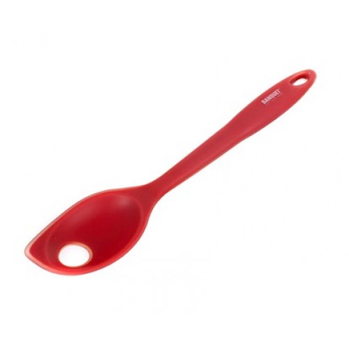 BANQUET Silikonowa łyżka z otworem 27 cm Culinaria, czerwony 3126315R