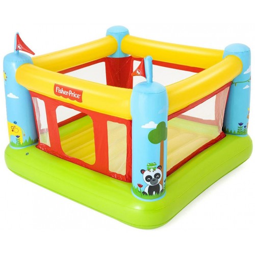 BESTWAY Fisher-Price Zamek do skakania, 175 x 173 x 135 cm 93553