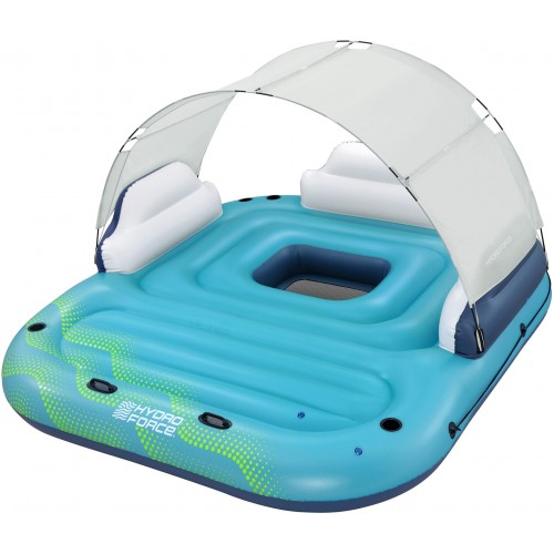 BESTWAY Hydro-Force Dmuchana 5-osobowa wyspa z baldachimem 280 x 257 x 81 cm 43407 BESTWAY Hydro-Force Dmuchana 5-osobowa wyspa z baldachimem 280 x 257 x 81 cm 43407