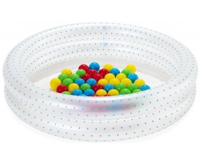BESTWAY Dmuchany basen z piłkami dla dzieci, 91 x 20 cm 51141