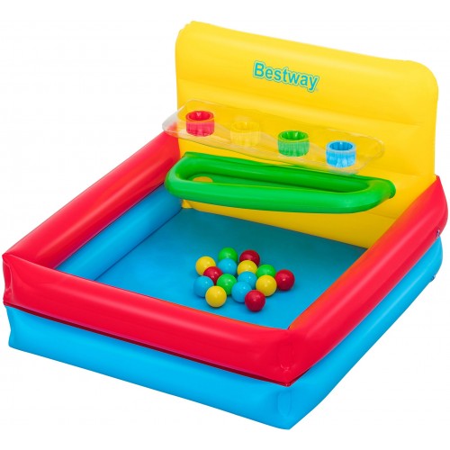 BESTWAY Sort 'n Play Dmuchany basen/centrum zabaw z 15 piłkami 104 x 94 x 61 cm 52546 BESTWAY Sort 'n Play Dmuchany basen/centrum zabaw z 15 piłkami 104 x 94 x 61 cm 52546