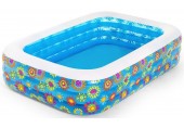 BESTWAY Basen dmuchany Familijny kwiatki, 229 x 152 x 56 cm 54120