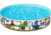 BESTWAY Fill 'N Fun Dinosaur Basen do zabawy dla dzieci, 183 x 38 cm 55022