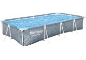 BESTWAY Steel Pro Prostokątny basen naziemny, 366 x 201 x 66 cm, bez filtracji 561FT