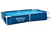 BESTWAY Steel Pro Basen stelażowy 221 x 150 x 43 cm, bez filtracji 56401