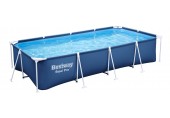 BESTWAY Steel Pro Basen stelażowy 400 x 211 x 81 cm, bez filtracji 56405