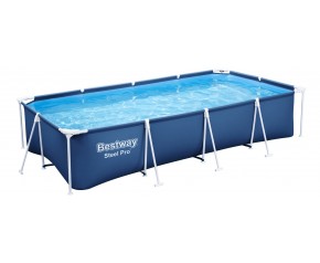 BESTWAY Steel Pro Basen stelażowy 400 x 211 x 81 cm, bez filtracji 56405
