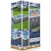 BESTWAY Power Steel Basen stelażowy 732 x 366 x 132 cm, z filtracją piaskową 56475