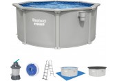 BESTWAY Hydrium Basen stelażowy 300 x 120 cm, z filtracją piaskową 56566