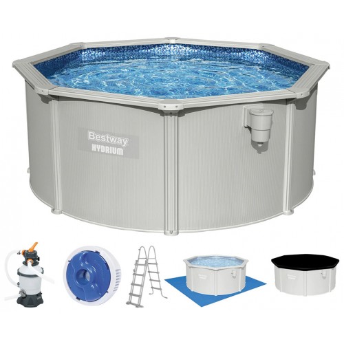 BESTWAY Hydrium Basen stelażowy 300 x 120 cm, z filtracją piaskową 56566