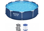 BESTWAY Steel Pro Basen 305 x 76 cm, z filtracją kartuszową 56679