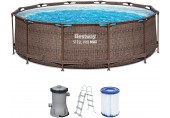BESTWAY Steel Pro Max Basen 366 x 100 cm, z filtracją kartuszową 56709