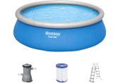 BESTWAY Fast Set Basen 457 x 122 cm, z filtracją kartuszową 57289