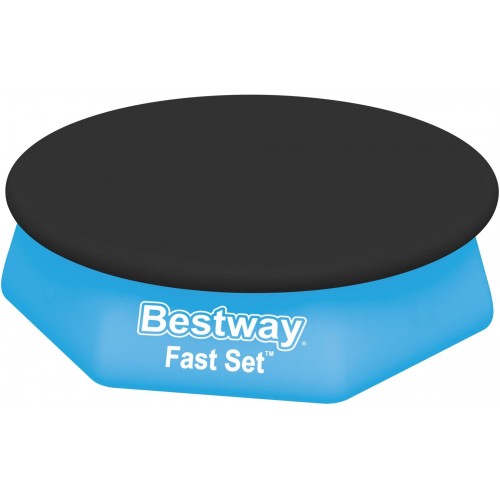 BESTWAY Pokrywa do basenu 244 cm, czarna 58032