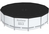 BESTWAY Pokrywa do basenu 427 cm, czarna 58248