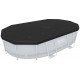 BESTWAY Pokrywa do basenu 427 x 250 cm, czarna 58425