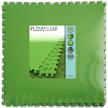 BESTWAY Flowclear Piankowa mata pod basen puzzle 78 x 78 cm, 9 szt, zielony 58636