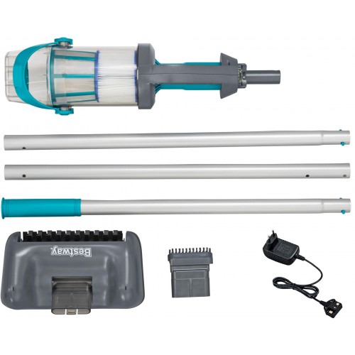 BESTWAY AquaGrip Akumulatorowy ręczny odkurzacz basenowy 250 cm 58946